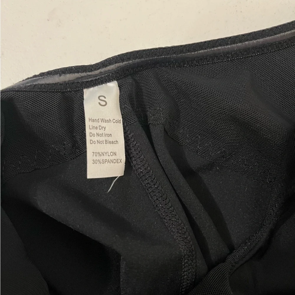 Slimers Black Backless Shapewear Strapless Bodysuit Low Back Plunge Bra Small - Picture 6 of 9